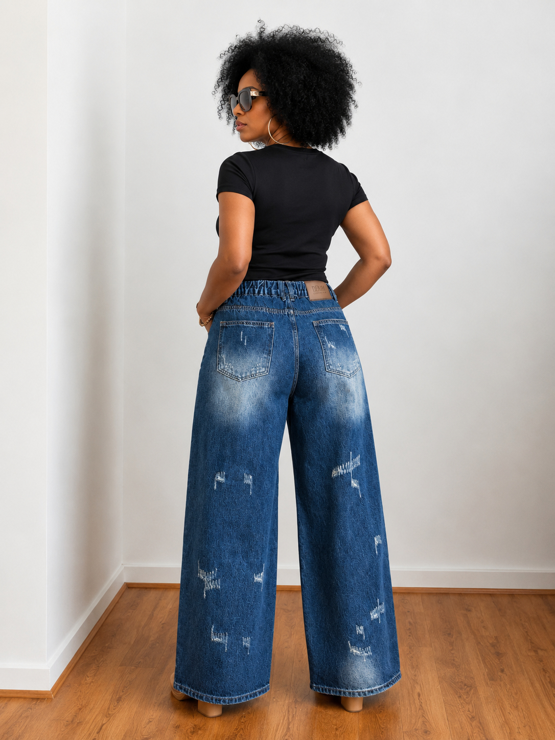 Jean Wide Leg Destroy Urban