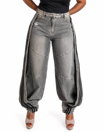 Jean Jogger Wide Leg Urban Chic
