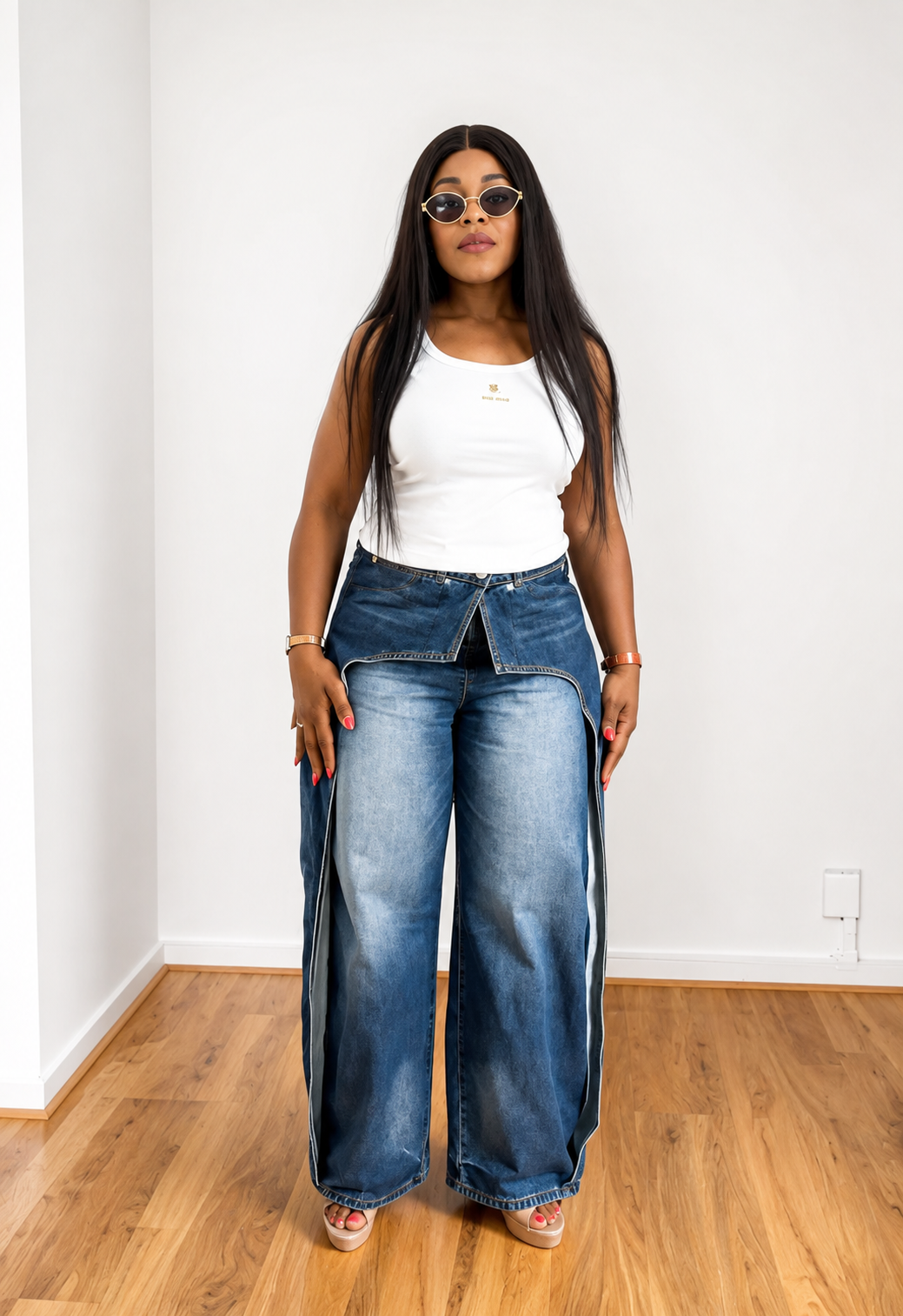 Jean Wide Leg Urban Layer